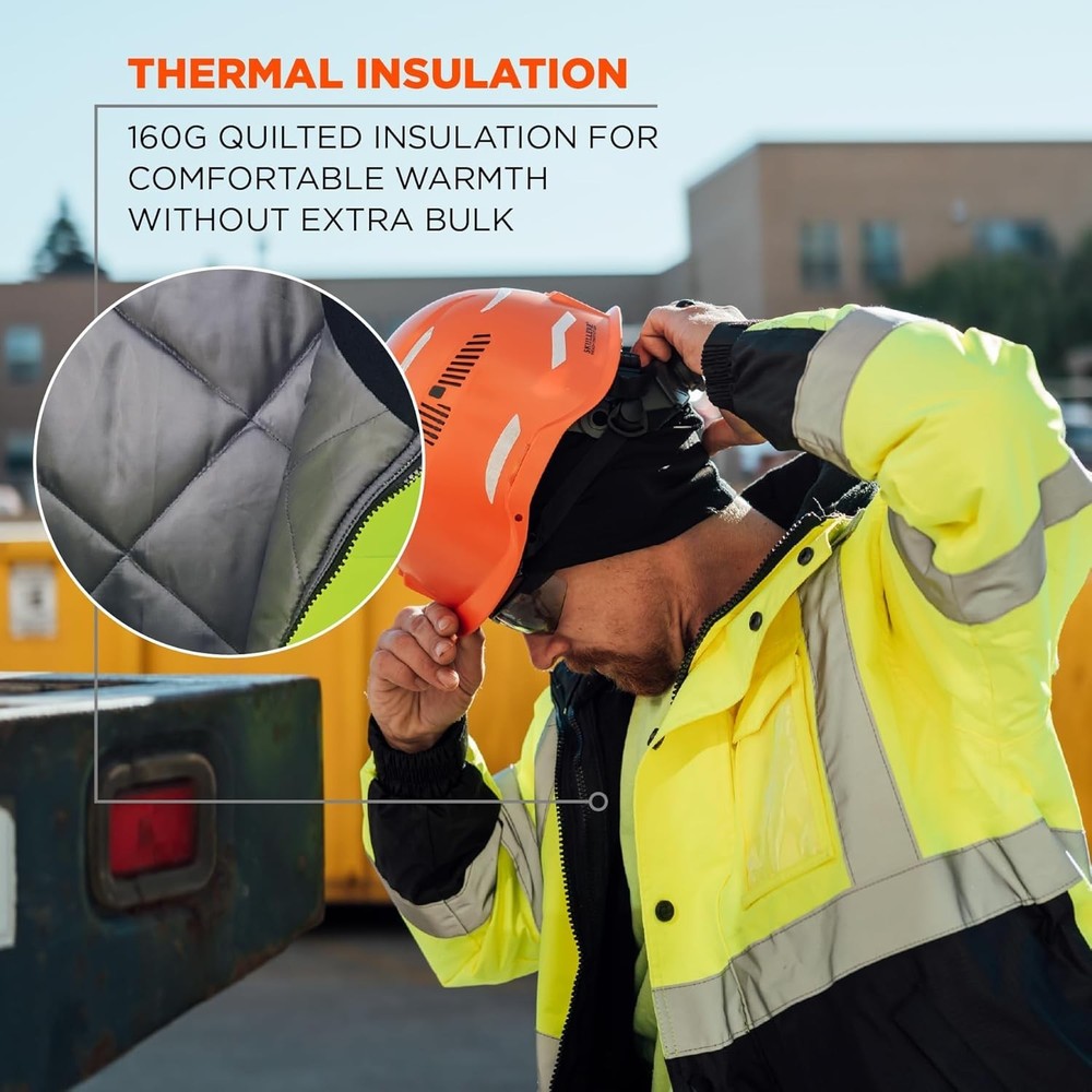 Hi Vis Bomber Safety Jacket