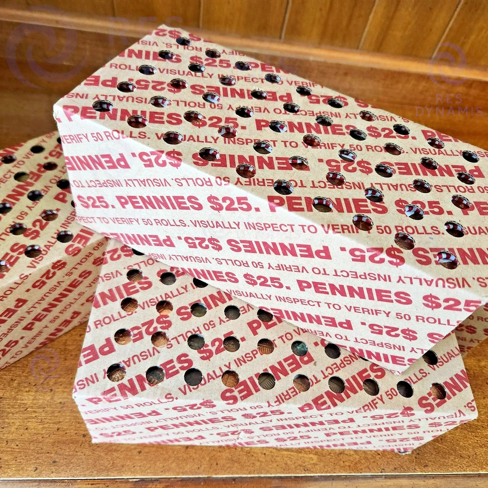 🔥 BANK SEALED Penny Box – 50 Full Rolls (2500 Pennies) UNSEARCHED Estate Find‼️