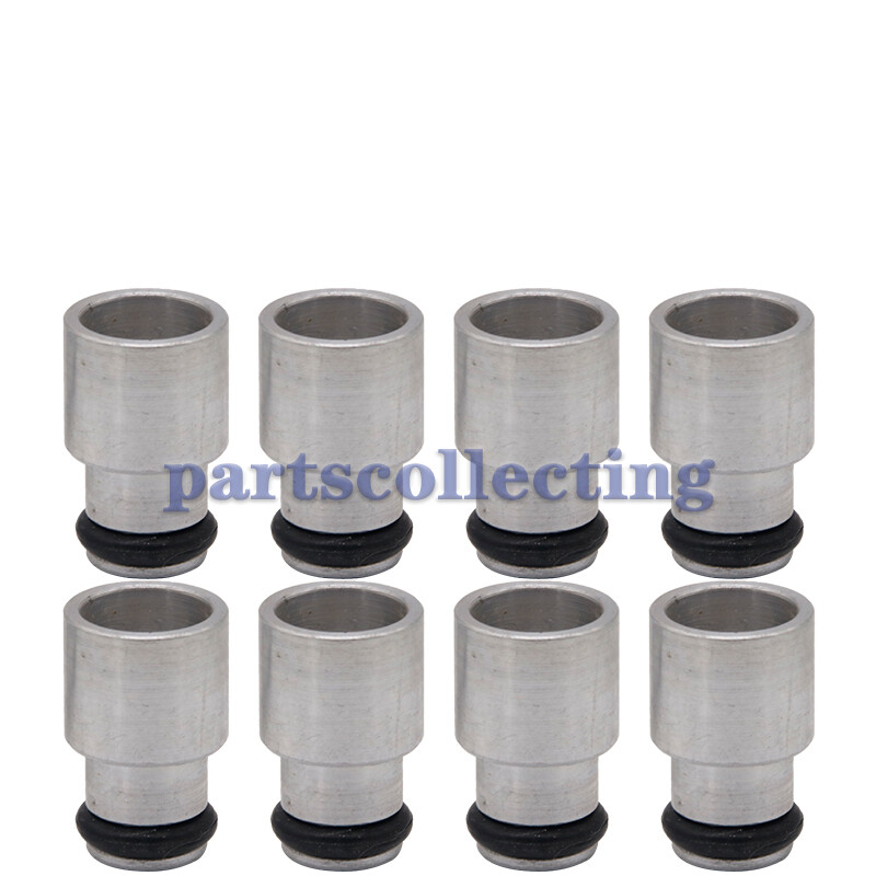 For LS3 / LS7 / LS9 / L76 To LS1 LS2 8PCS Short Fuel Injector Adapter Spacer New