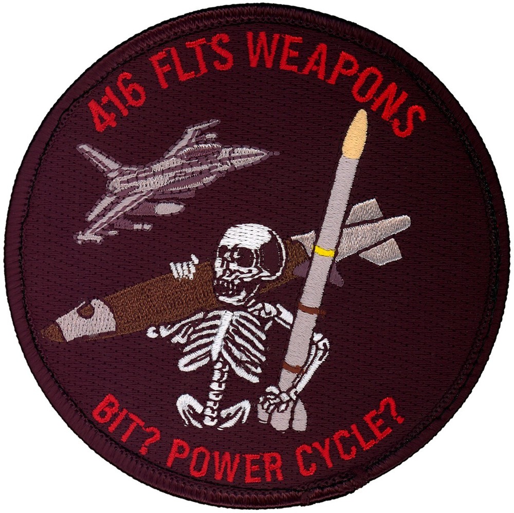 USAF 416th FLIGHT TEST SQUADRON – WEAPONS PATCH