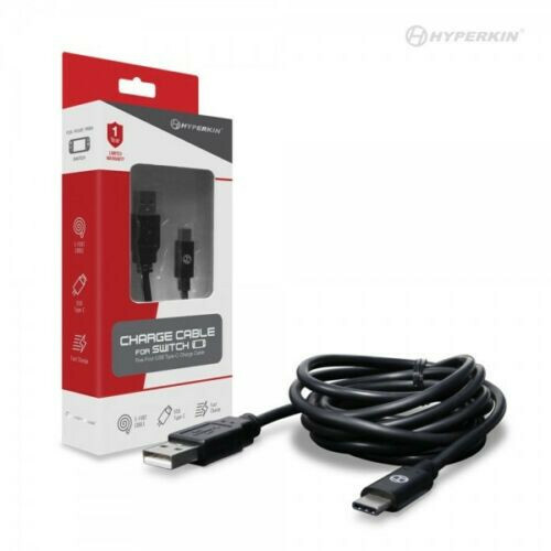 Nintendo Switch 5 Foot Fast Charge Cable By Hyperkin Brand New SEALED