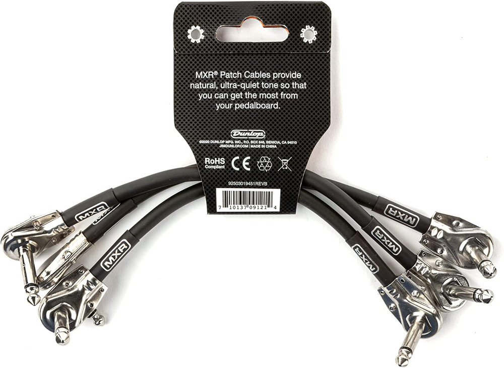 8-Pack DC Cables and MXR 3-Pack 6 in Patch Cables Bundle