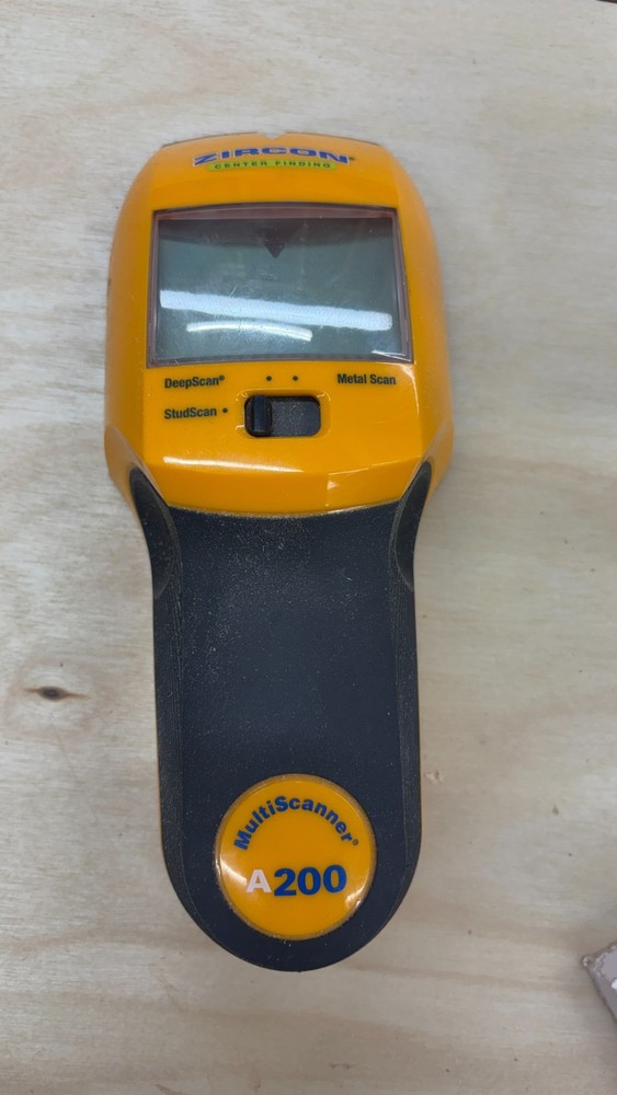 Zircon Multiscanner A200 Electronic Stud Finder-Stud, Metal & AC Wire Detection