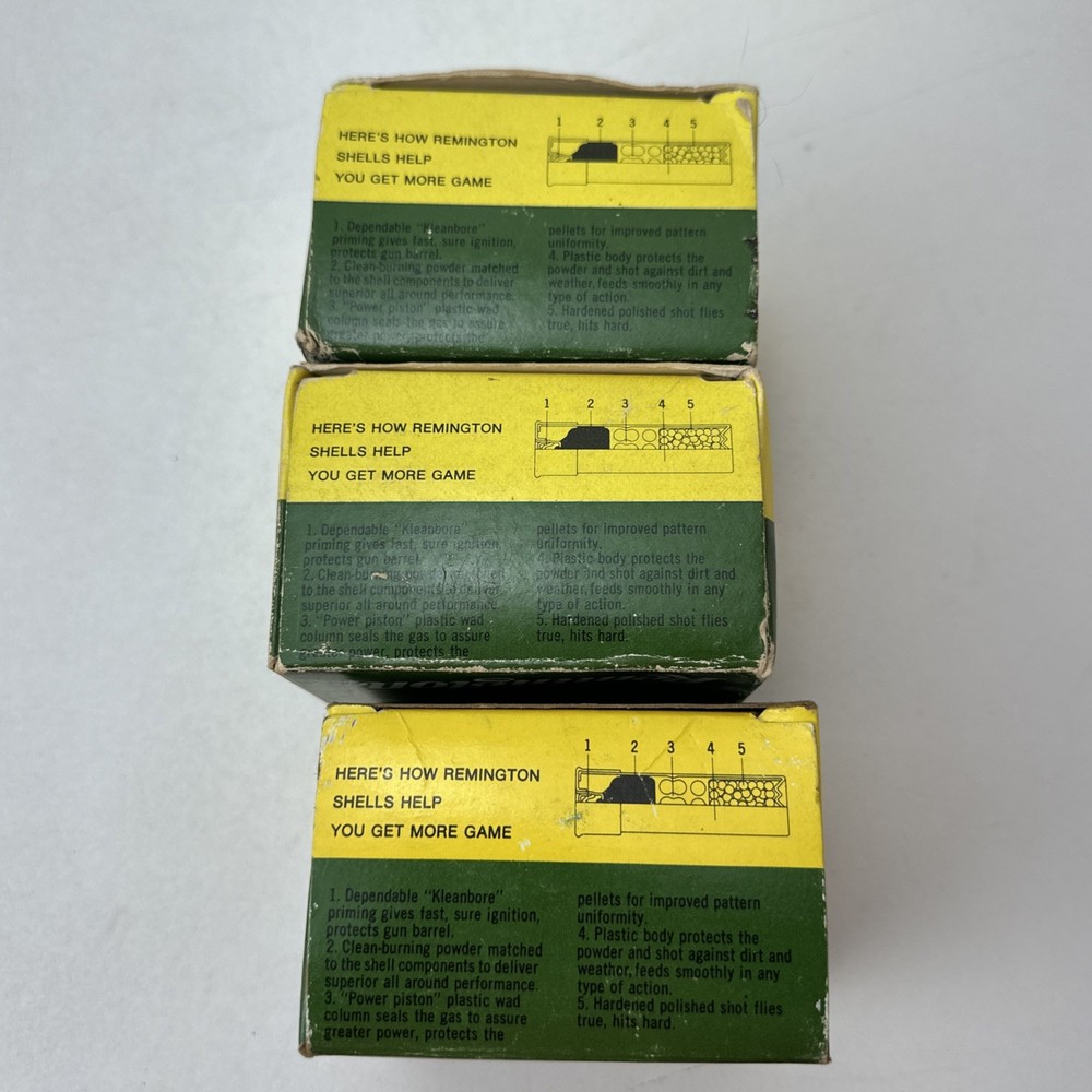 Vintage Remington Express Extra Long Range Shotgun Shell Boxes EMPTY Lot