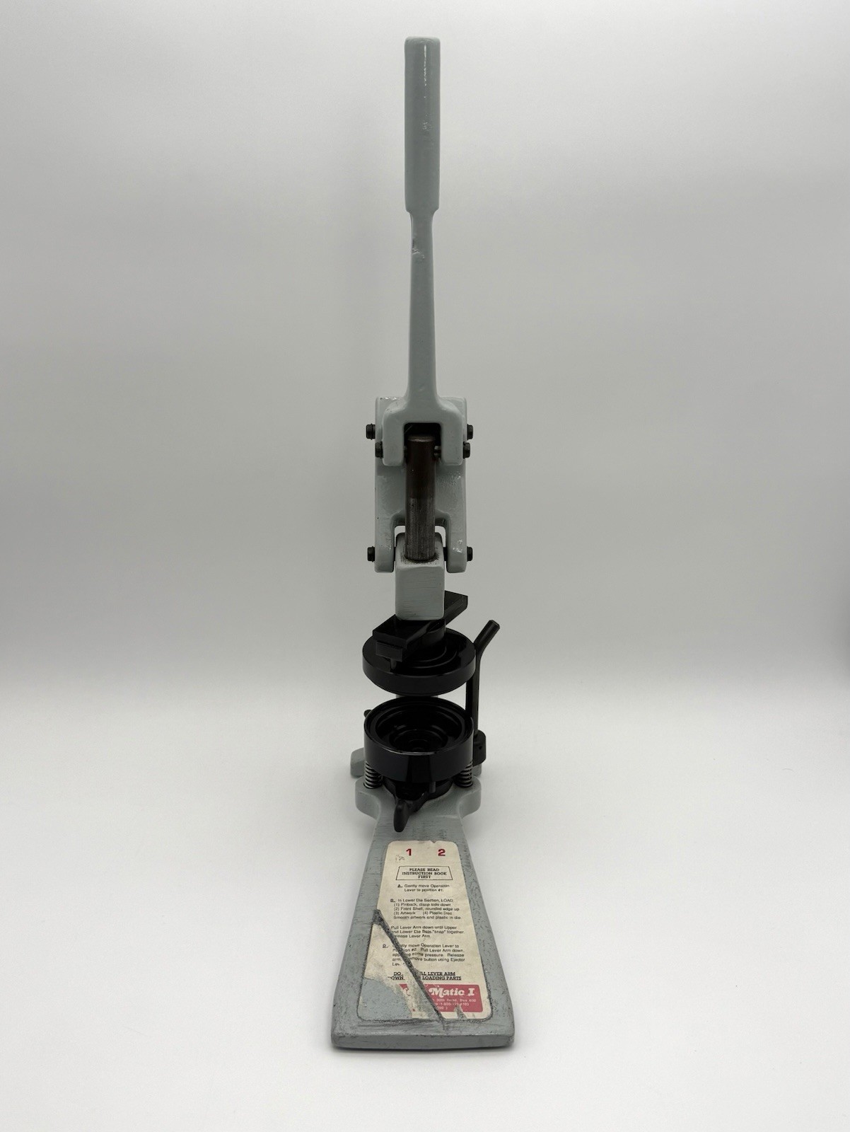 Badge-A-Matic 1 Badge-A-Minit 2 1/4" Button Maker Hand Press 2.25" Badges