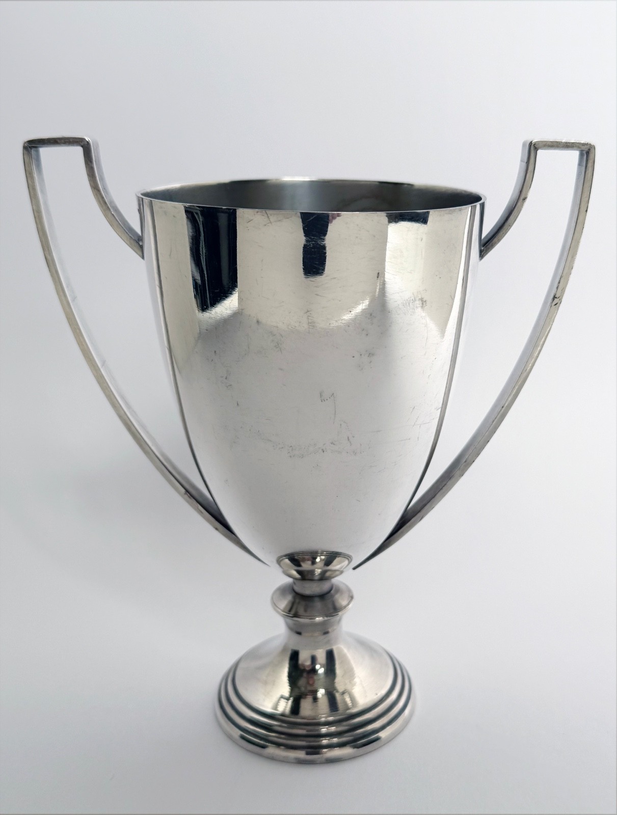 Paquebot Liberte ocean liner silver cup Orfevrerie Wiskemann 8 gram silverplate