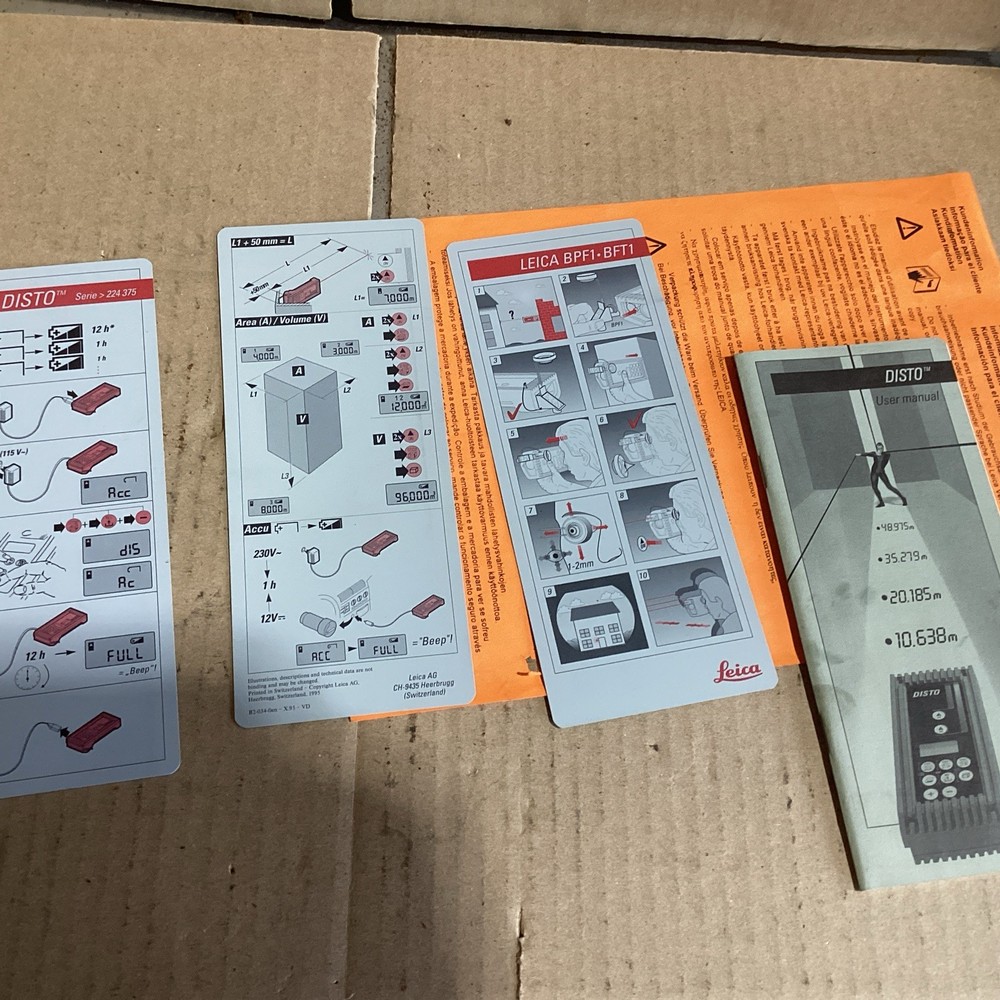 Disto W/P&PG 10A LASER DISTANCE Meter