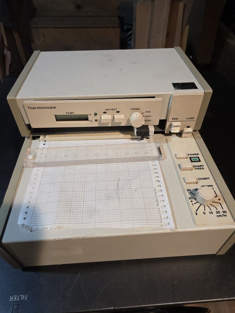 Omega RD2010 Temperature Chart Plotter Recorder