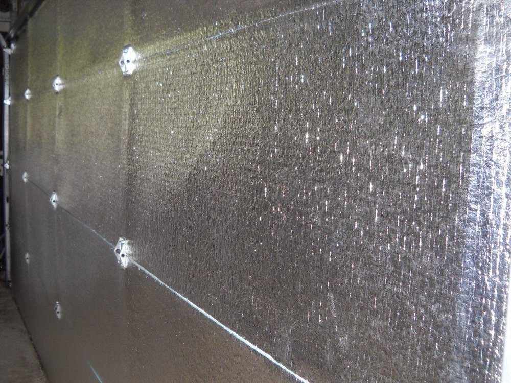 (2 PACK) Reflective Foam Core Insulation Garage Door Double Foil 2FT x 5FT Roll