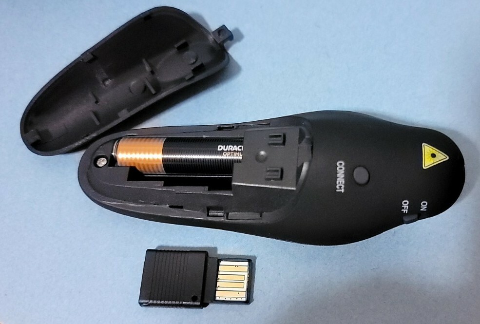 BEBONCOOL 2.4GHz USB Control PPT Wireless Presenter Remote w/ Red Laser Pointer