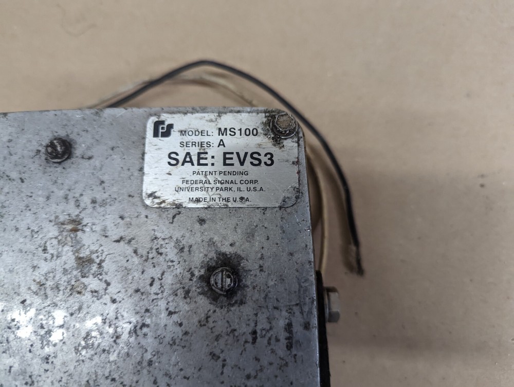 Federal Signal MS100 DynaMax Speaker - 100 Watt