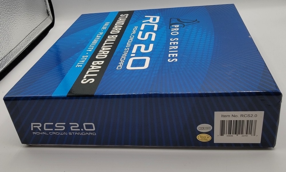 Billiards Pro Series Royal Crown 2.0 Pool Ball Set.