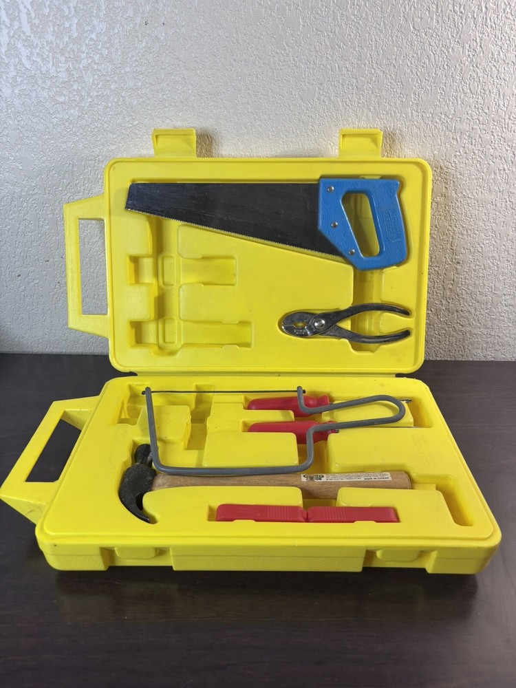 Vintage Stanley Junior Mini Portable Tool Box