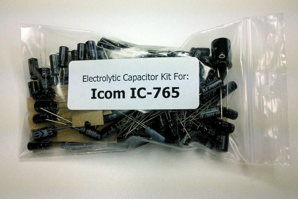 Icom IC-765 electrolytic capacitor kit