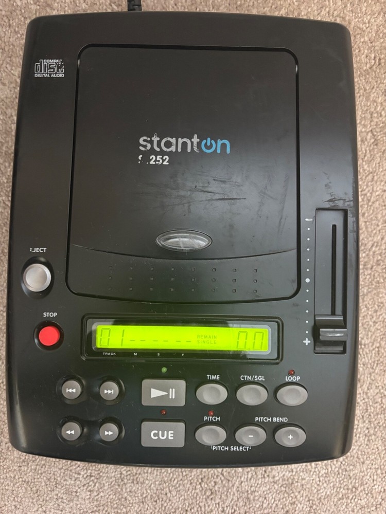 Stanton S-252 CD Player Professional DJ W/ Pitch Control Table Top