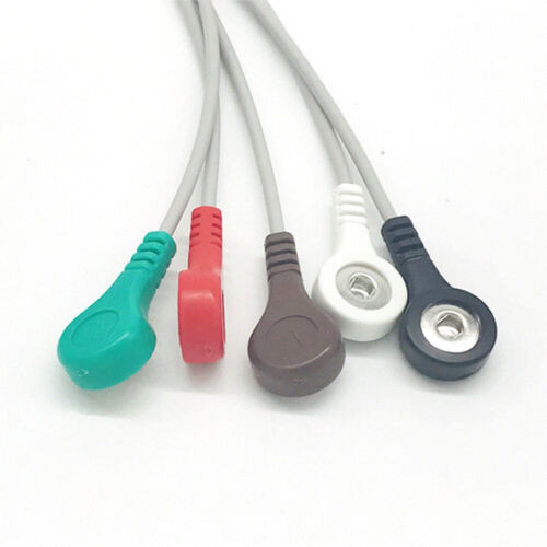 Compatible Drager-Siemens ECG Cable 5Leads Snap Electrode Connector