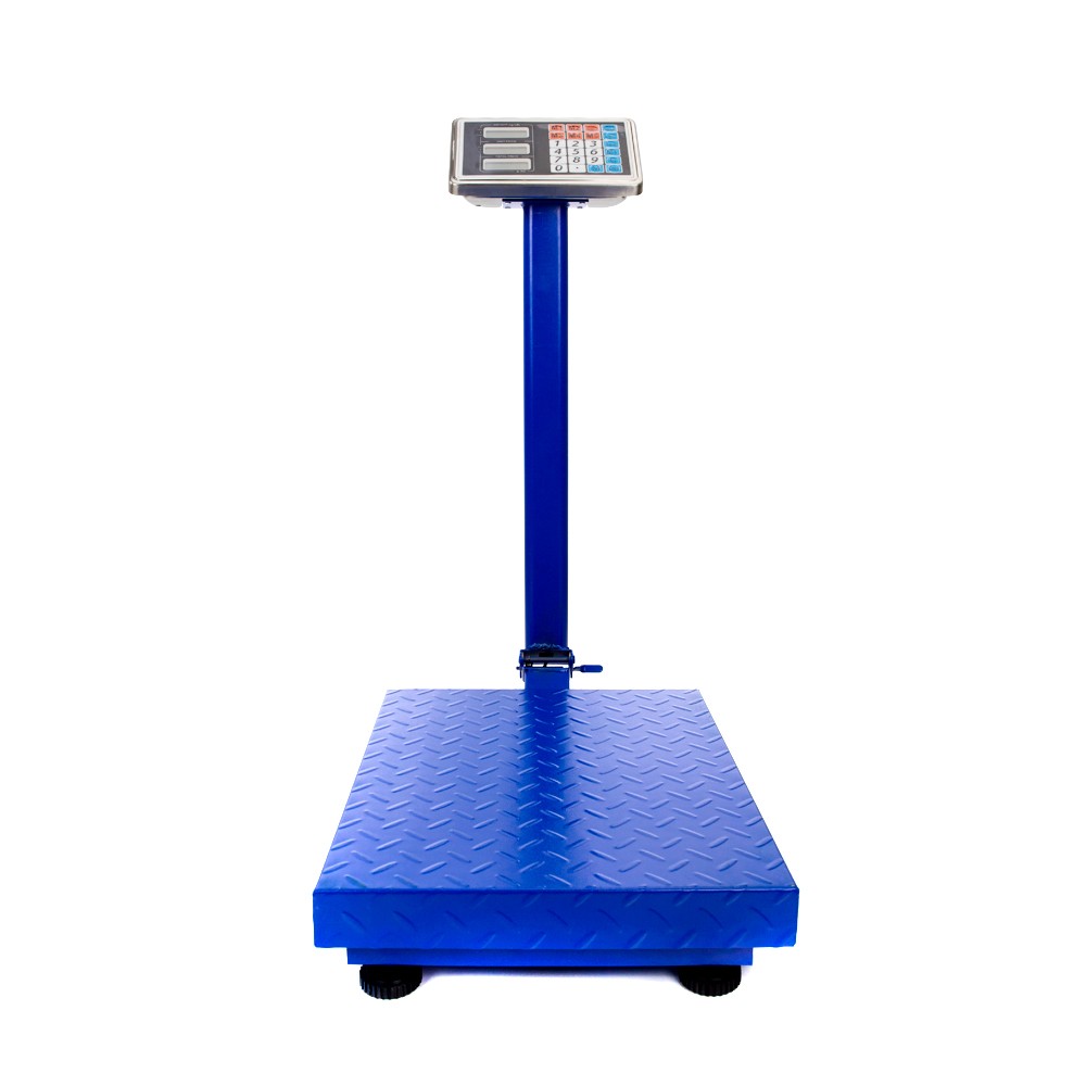 300KG/661lb Computing Digital Floor Platform Scale Shipping Postal Scale,Blue