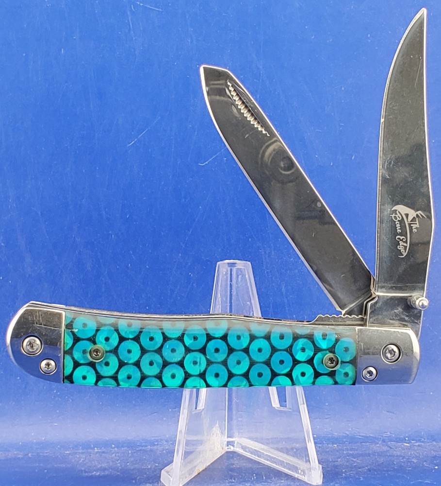 BONE EDGE SPRING ASSISTED TRAPPER 13822