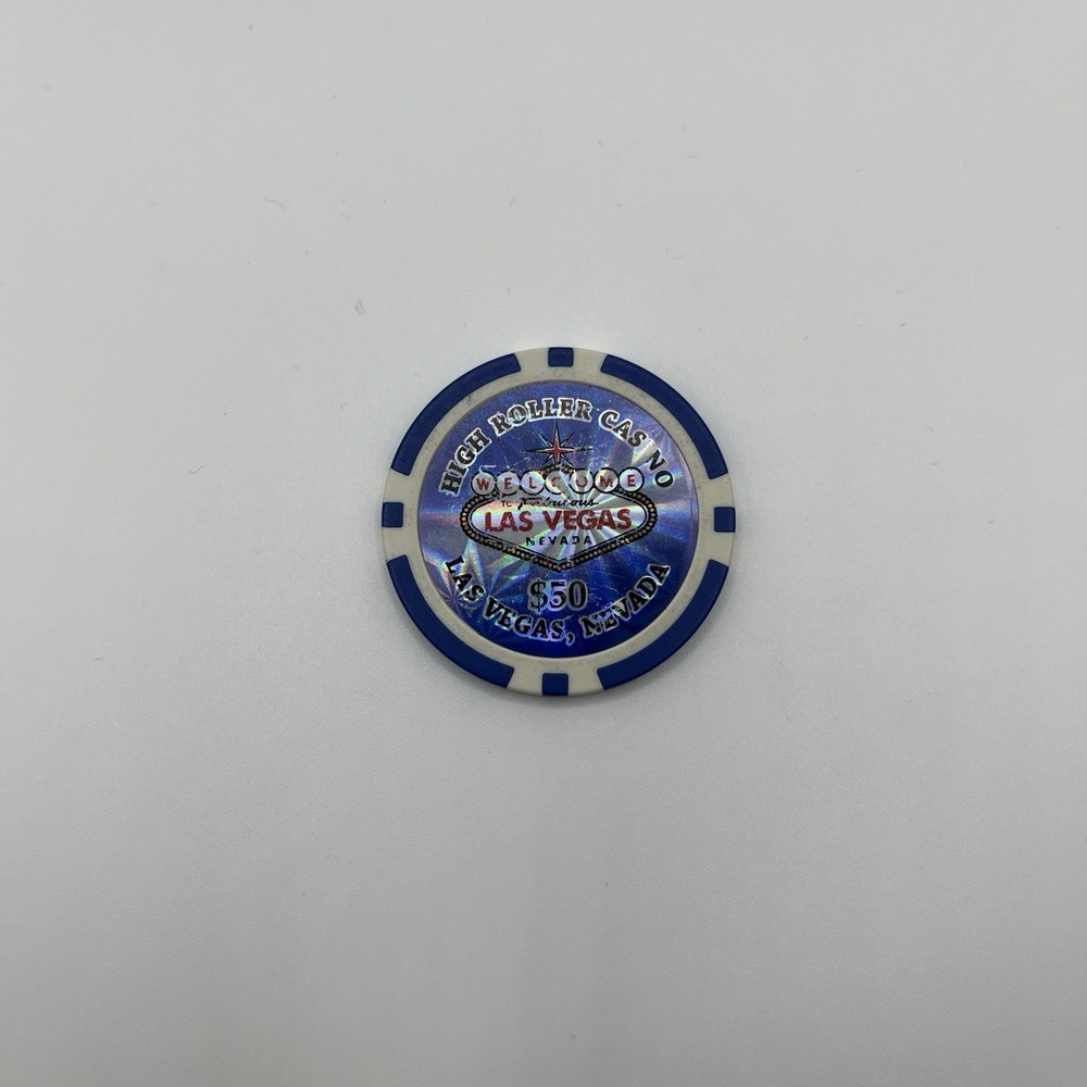 Las Vegas Blue Souvenir Chip