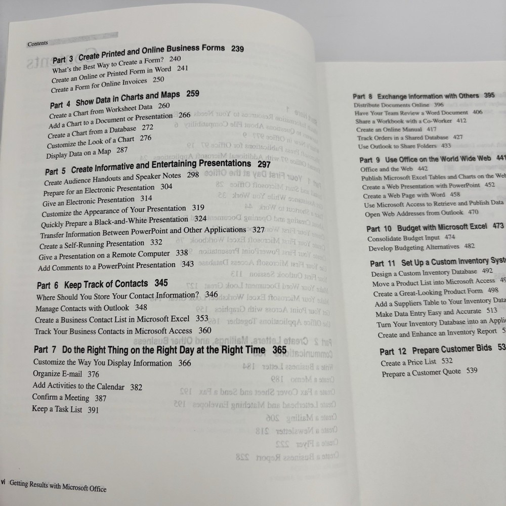 Getting Results Microsoft Office 97 Book 1997 Vintage Computer Guide