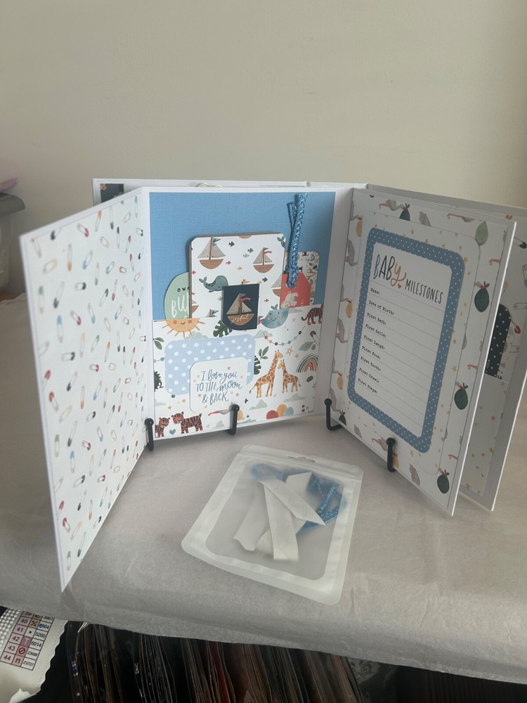 Handmade Baby Boy Journal