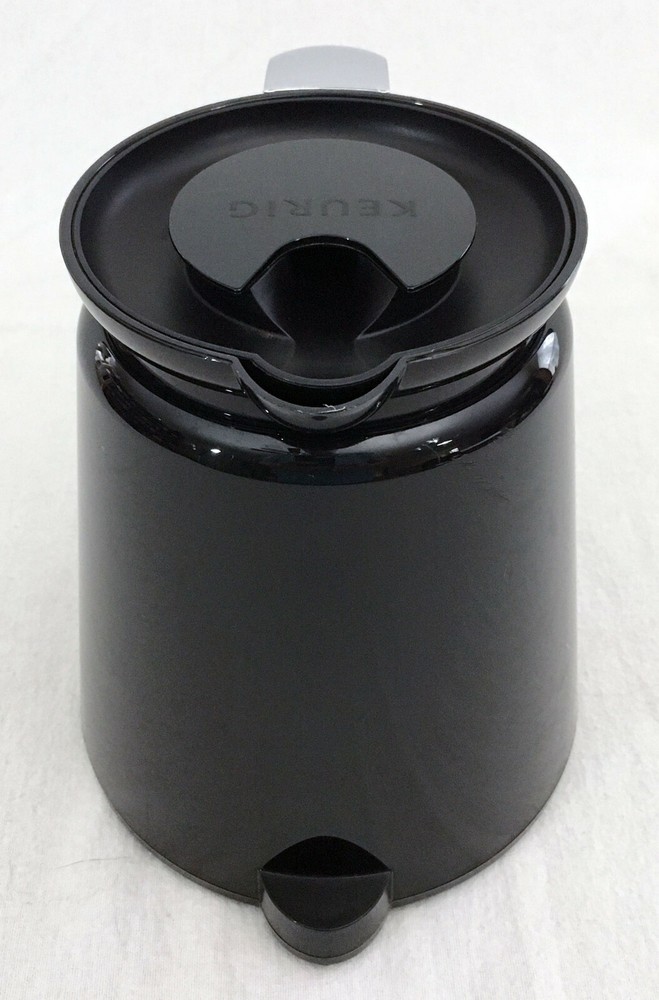 Genuine Keurig 2.0 Carafe 7" Black with Chrome Handle EUC