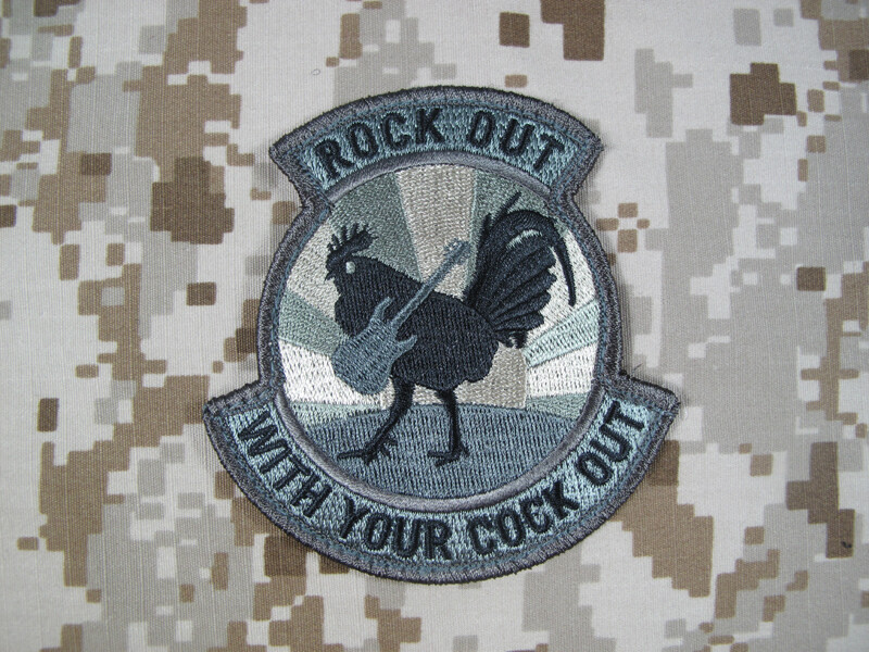 Mil-Spec Monkey Patch Rock Out (ACU) PATCH-00081-ACU