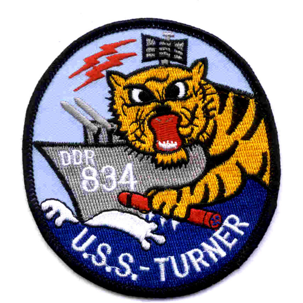 USS Turner DDR-834 Destroyer Radar Picket Ship Patch