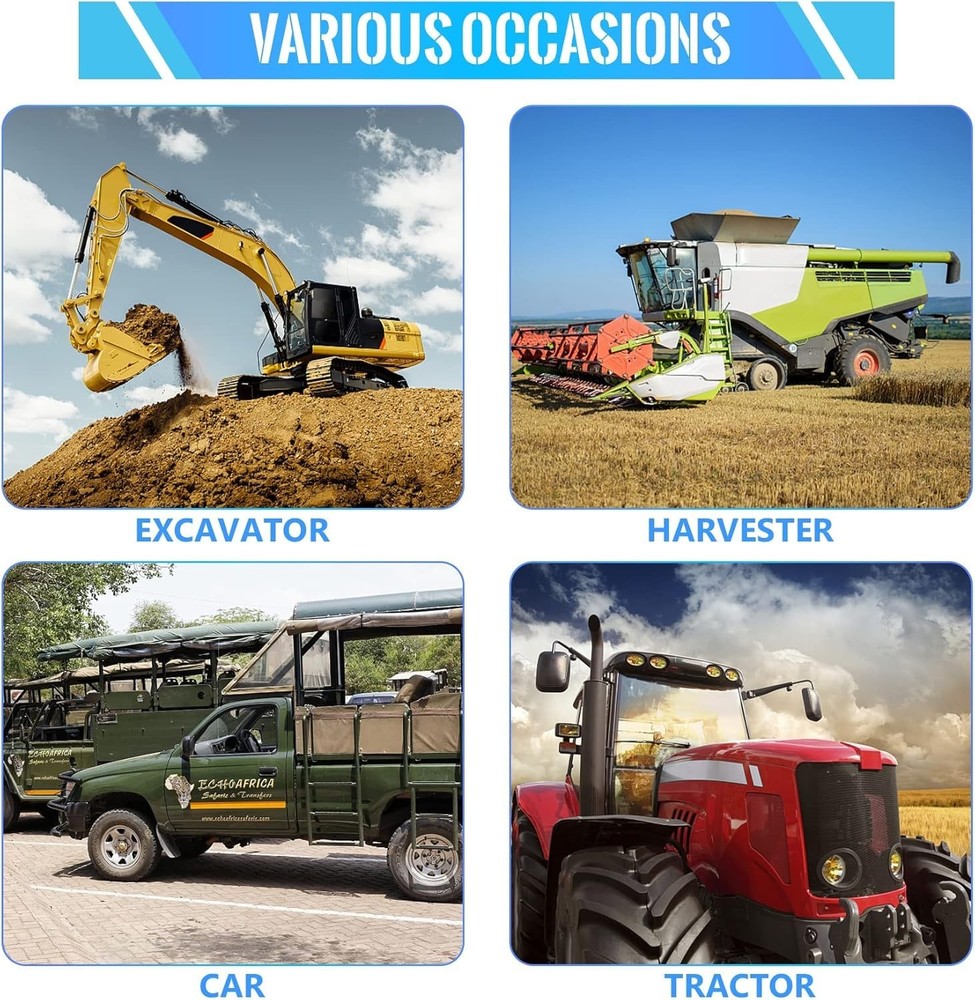 9 PCS Grease Couplers, Quick Connect Greasing Accessory Kit with Grease Tips ...