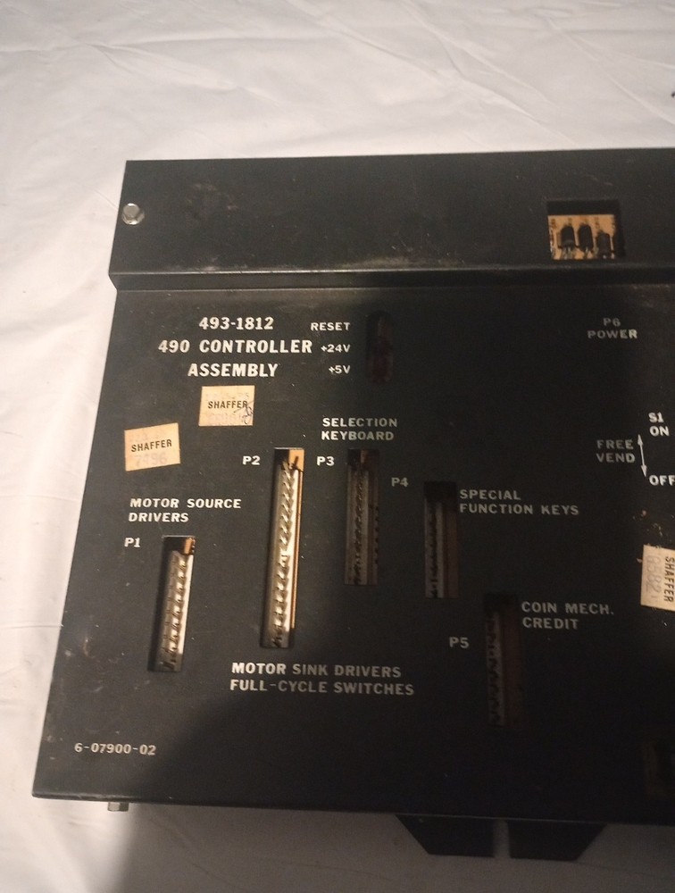 ROWE 490 CONTROLLER 493-1812 Vending Machine Control Board
