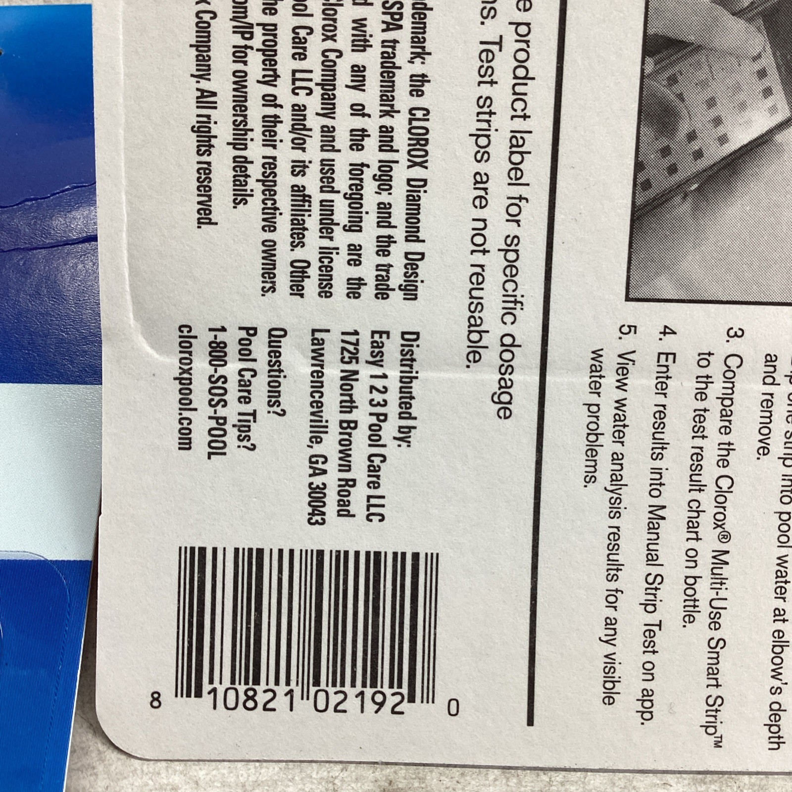 6x Clorox Pool and Spa Test Strips (Pack of 50) Expires 04/2027