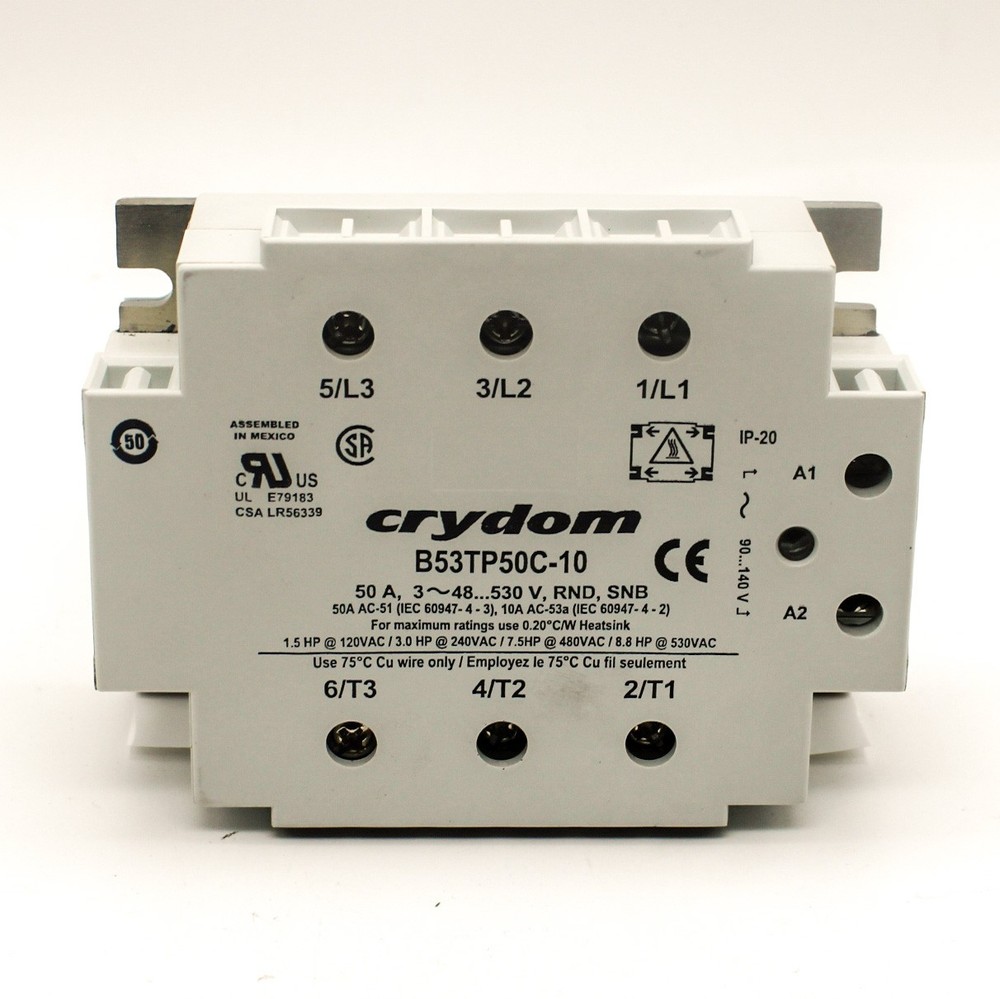 Sensata - Crydom B53TP50C-10 530VAC 50A 3 Phase Solid State Relay