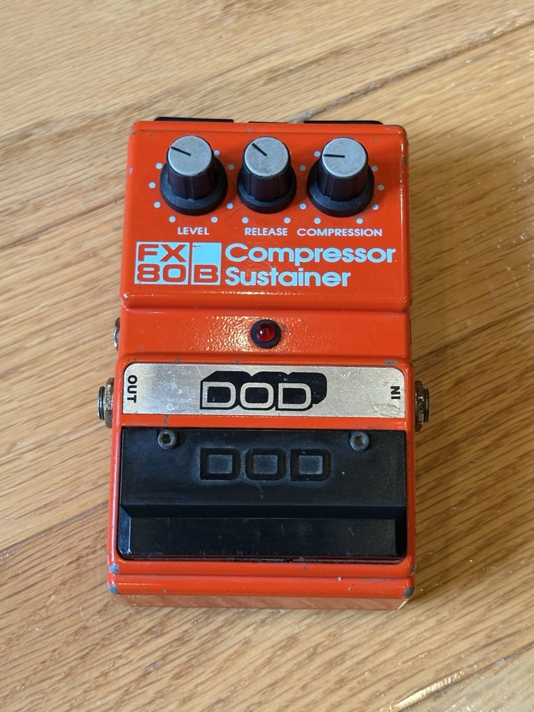 Vintage DOD FX80B Compression/Sustainer Guitar Effect Pedal – Tested