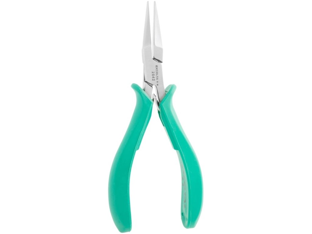 Excelta 2842 - Medium Head Pliers, Flat Nose, 2-Star