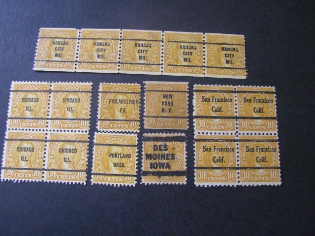 US Stamps Assorted Monroe Issues..Free International Shipping!