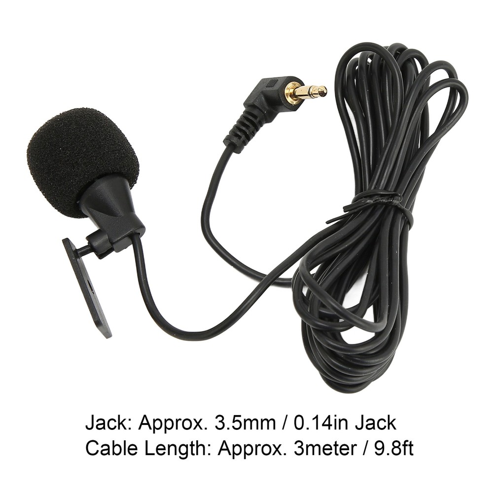 3.5mm External Microphone High Sensitivity Data Transmission For Car Stereo