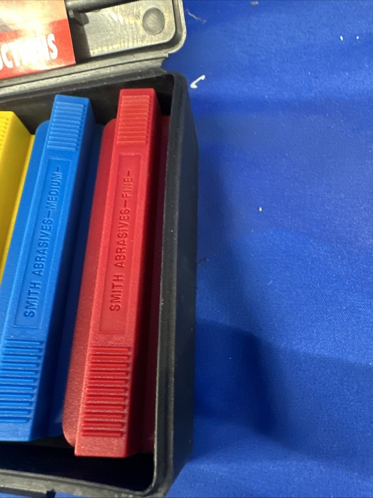 SMITHS Precision Sharpening Kit W/Hard Case Knife Sharpener Straight & Serrated