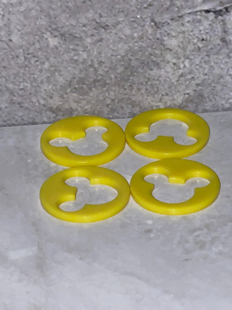 Disney Trivia 2 Game - Replacement Mickey Ears Discs YELLOW