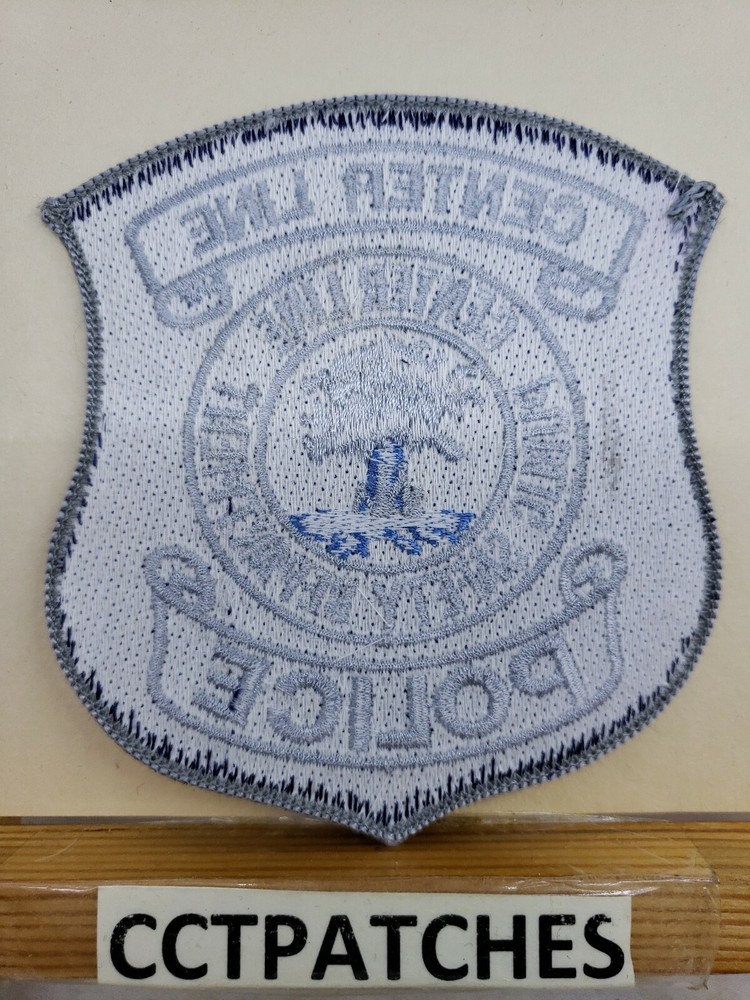 CENTER LINE, MICHIGAN POLICE SHOULDER PATCH MI