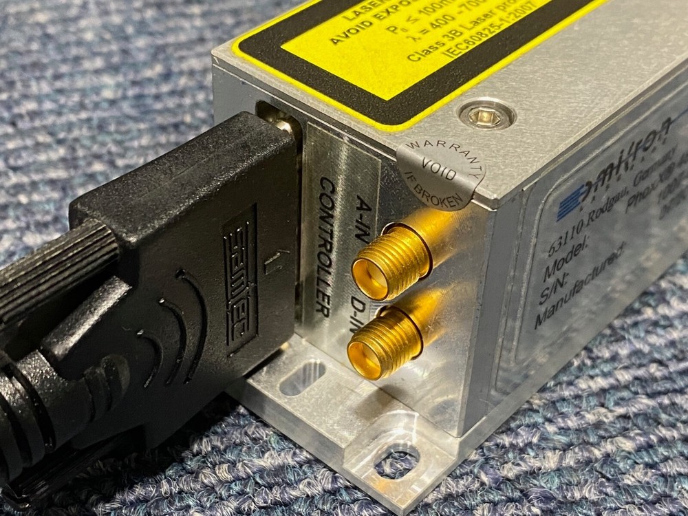 OMICRON PHOXX 488-60 DIODE LASER HEAD with Controller Box and AC power adaptor