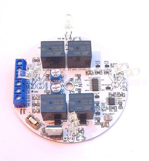 MK III 24VDC 10A Dual Axis Solar Panel Sun Tracking Analog Controller Board DIY