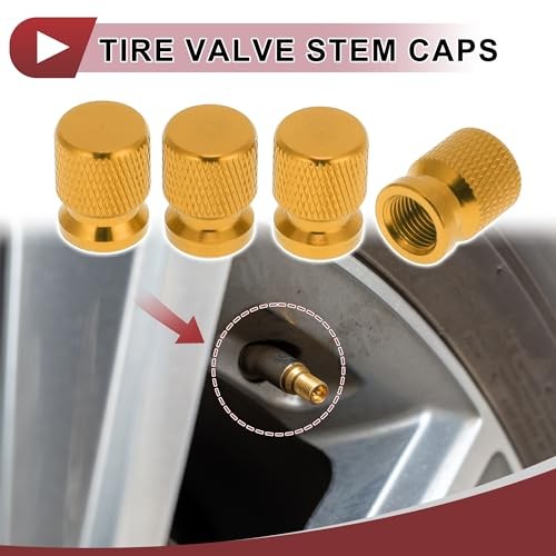 4 Pcs Mesh Pattern Tire Valve Stem Caps Decorative Tyre Valve Dust Covers