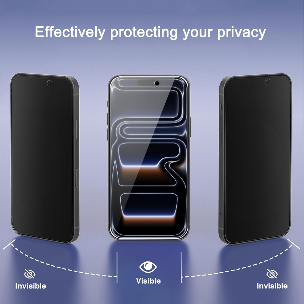 Ailun 3 Pack for iPhone 17 Pro Max Privacy Screen Protector [6.9 inch] with i...