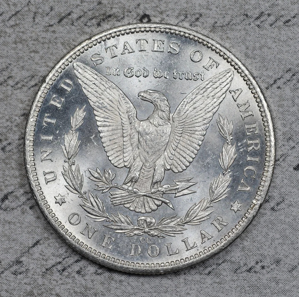 1882-CC Morgan Dollar Nice Uncirculated No Problems Carson City Gem! #4FOR