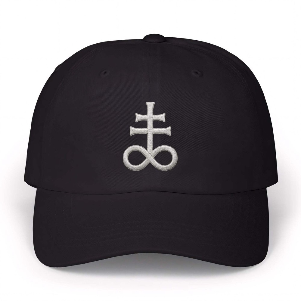Leviathan Cross Baseball Cap | Brimstone Symbol Embroidered Hat
