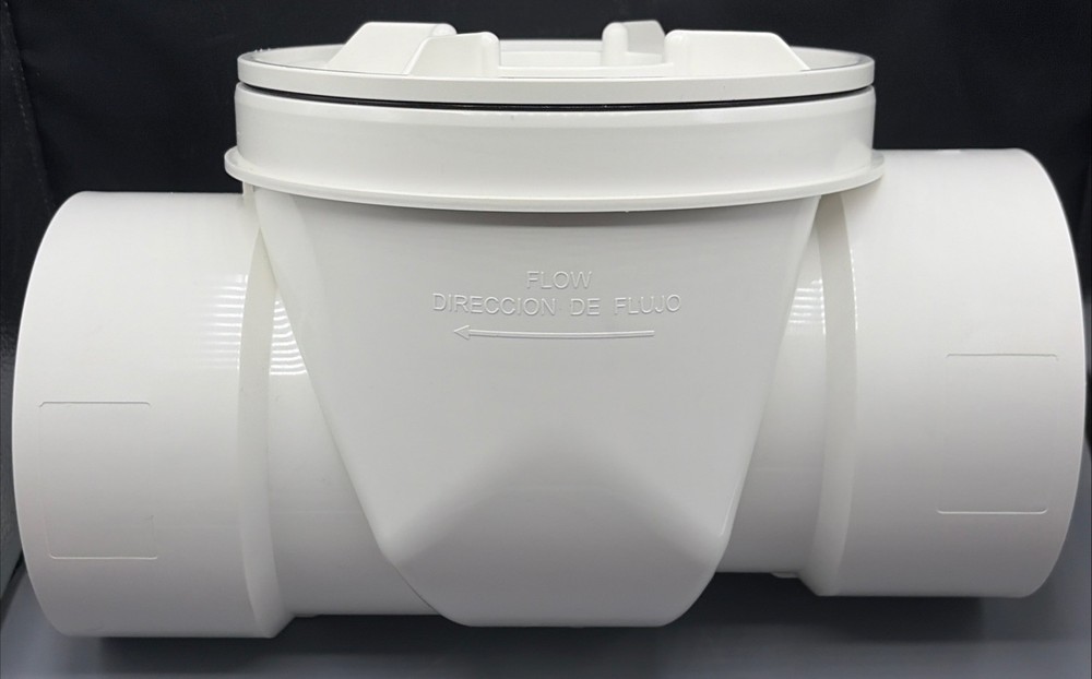 Cinsda 6" Inch  PVC Backwater Valve New