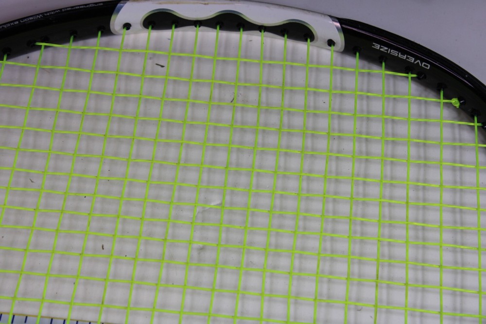 Wilson N Code Six-Two Tennis Racket, 4 3/8, black white