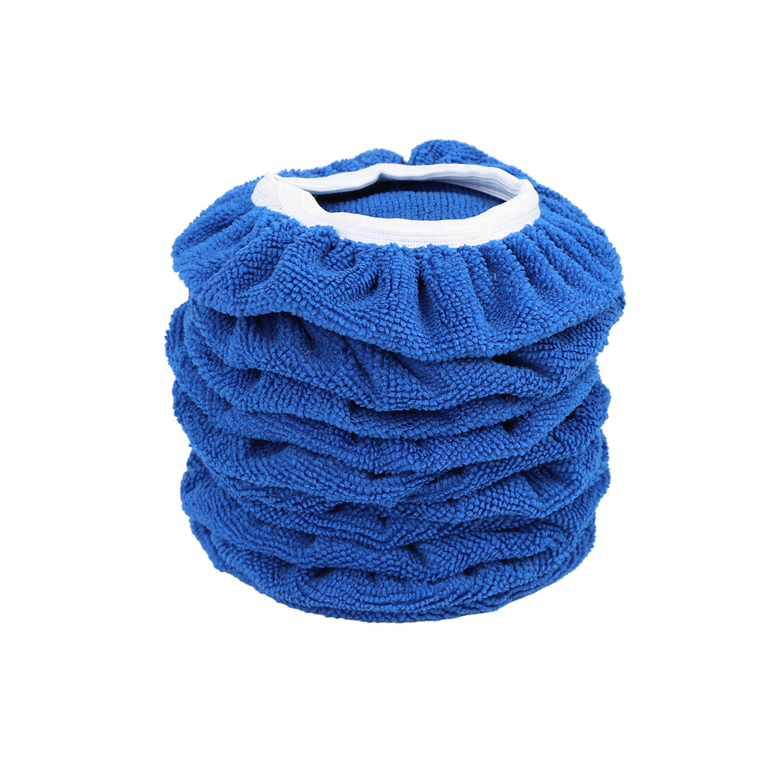 10pcs 5-6 Inch Dark Blue Mircrofiber Car Wax Polishing Bonnet Buffing Pad Cover