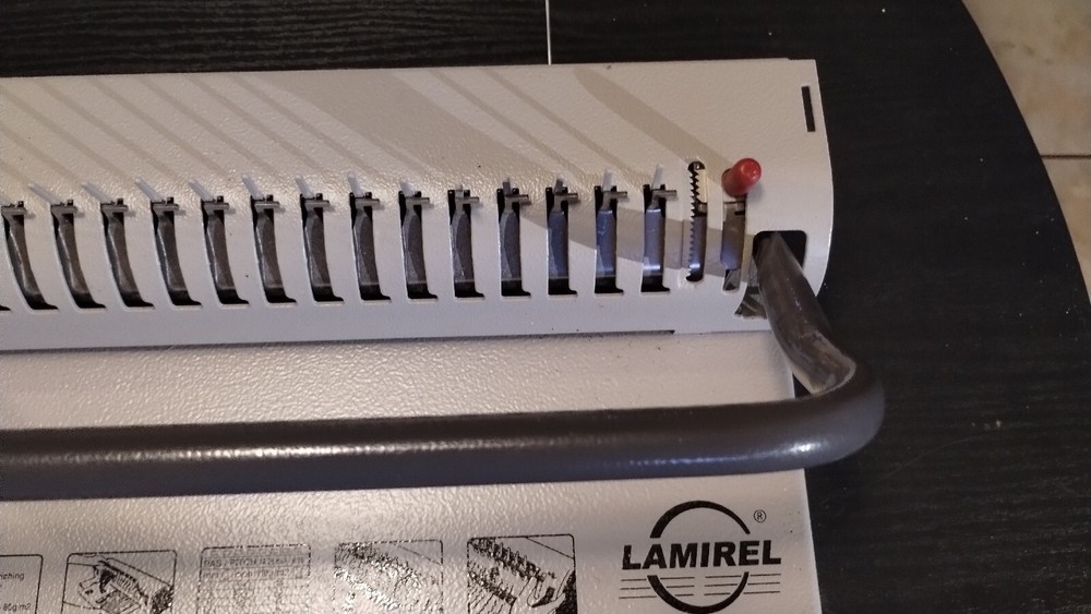 Lamirel Microband Punching Comb Binding Machine Great Condition