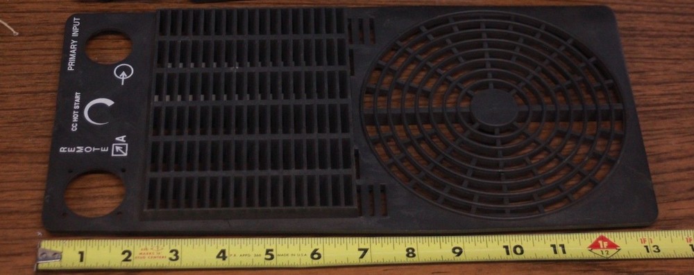 Powcon Welder Heavy Duty Black Replacement Grill